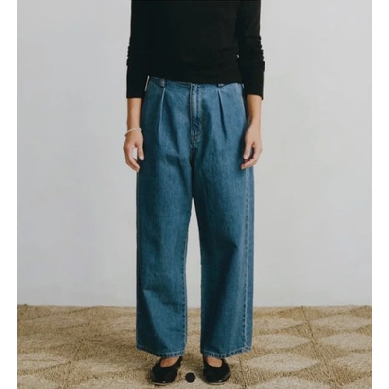 Ozma Sz 1x Blue Denim Field Pant Jeans Cotton Tencel — image 8 of 8